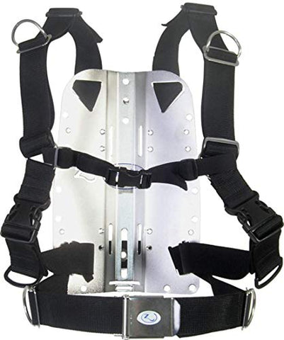 Zeagle Stainless Steel Back Plate with Deluxe Harness