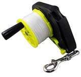 Typhoon New Scuba Diving, Cave, Tec, Wreck Rachet Reel with 150' of Braided Nylon Line