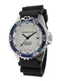 New St. Moritz Momentum M1 Splash Dive Watch with Blue Bezel, Black Hyper Rubber Band & FREE Watch Protector (Valued at $12.95) for Added Protection to the Glass Face of Your Dive Watch