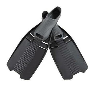 Trident New Full Foot Scuba Diving & Snorkeling Fins - Black (Size 11-13/X-Large)