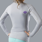 New Women's LavaCore Long Sleeve LavaSkin Shirt - Grey (Large) for Scuba Diving, Surfing, Kayaking, Rafting, Paddling & Many Other WaterSports