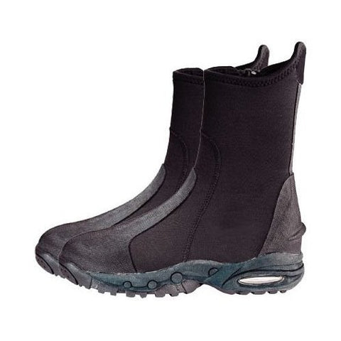 New Ocean Pro 6.5mm Neo Classic Molded Sole Boots (Size 6) for Scuba Diving, Snorkeling & All Watersports with a FREE Drawstring Mesh Collection Bag.... a $12.95 Value