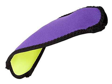 New Comfortable Neoprene Strap Wrapper for Your Scuba Diving & Snorkeling Mask - Purple/Yellow