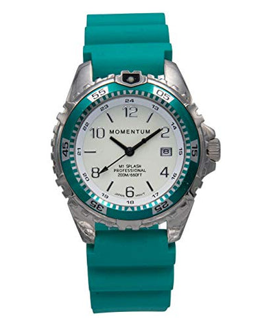 Momentum's Unisex M1 Splash Watch | 200m / 660 ft Water Resistant | Rotating Dive Bezel