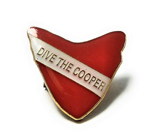 New Collectable Dive the Cooper Scuba Diving Hat & Lapel Pin
