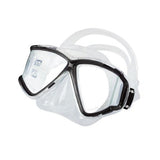 New Imprezza Scuba Diving & Snorkeling Mask (Black) with 4 Window Panoramic View