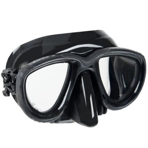 Ocean Pro New Enzo Free Diving Mask for Free Divers, Scuba Diving & Snorkeling (Black)