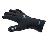 New Oceanic Ocean Pro 5mm 5-Finger DuraStretch Gloves (X-Large) for Scuba Diving & Snorkeling with FREE Mesh Carry Bag