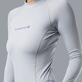Lavacore New Women's Long Sleeve LavaSkin Shirt - Grey (Size 2X-Large) for Scuba Diving, Surfing, Kayaking, Rafting, Paddling & Many Other Watersports/LID