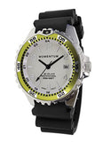 New St. Moritz Momentum M1 Splash Dive Watch with Lime Bezel, Black Hyper Rubber Band & Free Watch Protector (Valued at $12.95) for Added Protection to The Glass Face of Your Dive Watch