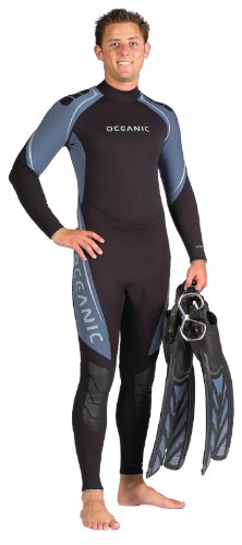 Oceanic New Men's Ultra 3/2mm OceanSpan Super-Stretch Jumpsuit & Wetsuit (Size X-Small)