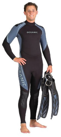 Oceanic New Men's Ultra 3/2mm OceanSpan Super-Stretch Jumpsuit & Wetsuit (Size 3X-Large)
