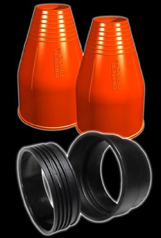 WATER PROOF FACING REALITY Waterproof Quickseal Kit for a Pair of Integrated Quick Change Silicone Drysuit Wrist Seals -Orange