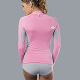 Lavacore New Women's Long Sleeve LavaSkin Shirt - Pink (Size Medium-Large) for Scuba Diving, Surfing, Kayaking, Rafting, Paddling & Many Other Watersports