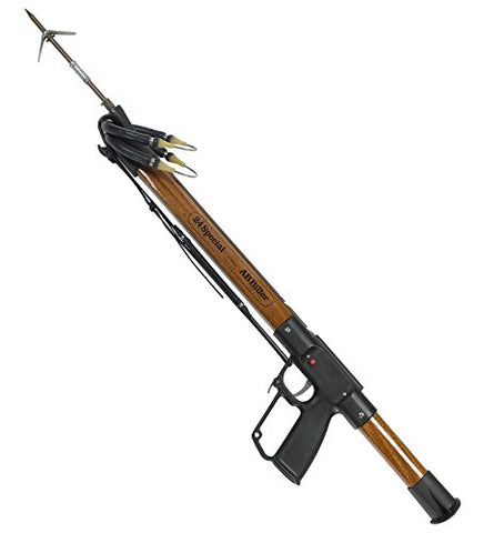 AB Biller Wood Mahogany Special Spear Gun Spearfishing Kit, 60", Mahogany