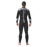 WATER PROOF FACING REALITY Men's Waterproof 5mm Backzip Jumpsuit with a 3D Anatomical Design (Size X-Large)