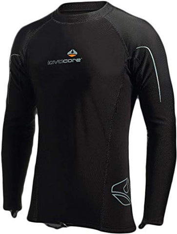 Lavacore Men's Long Sleeve Mult-Sport Polytherm Scuba Diving Dive Shirt Exposure Garment, ML