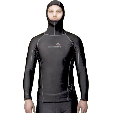 Lavacore New Men's Trilaminate Polytherm Long Sleeve Hooded Shirt for Extreme Watersports (Size Medium-Large)