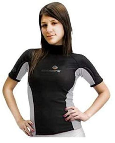 Lavacore New Women's Trilaminate Polytherm Short Sleeve Shirt (3X-Small) Black