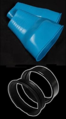 WATER PROOF FACING REALITY Waterproof Quickseal Kit for a Pair of Integrated Quick Change Silicone Drysuit Wrist Seals -Blue