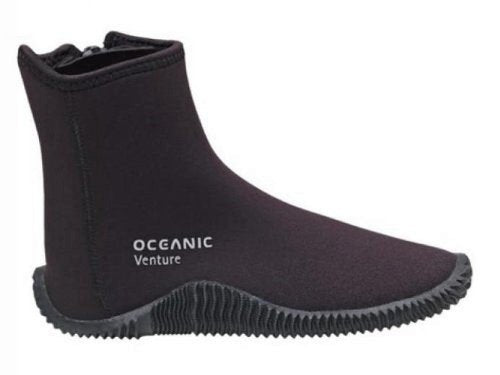 New Oceanic 5.0mm Venture Molded Sole Boots (Size 14) for Scuba Diving, Snorkeling & All Watersports with a FREE Drawstring Mesh Collection Bag. a $12.95 Value
