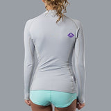 New Women's LavaCore Long Sleeve LavaSkin Shirt - Grey (2X-Small) for Scuba Diving, Surfing, Kayaking, Rafting, Paddling & Many Other WaterSports