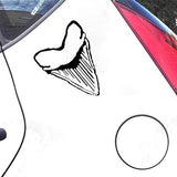 Deep Sea Fossils Scuba Diving Vinyl Decal Car Sticker with Megalodon Shark Tooth - 3.98" x 5.12"