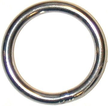 Trident New 2 Inch Diameter Stainless Steel Ring