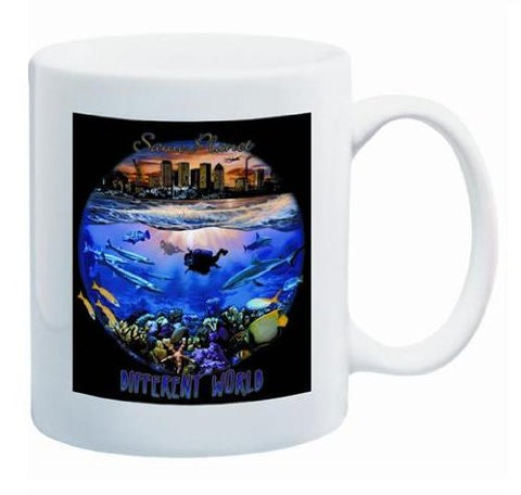 Amphibious Outfitters New 11oz Ceramic Coffee Mug - Different World