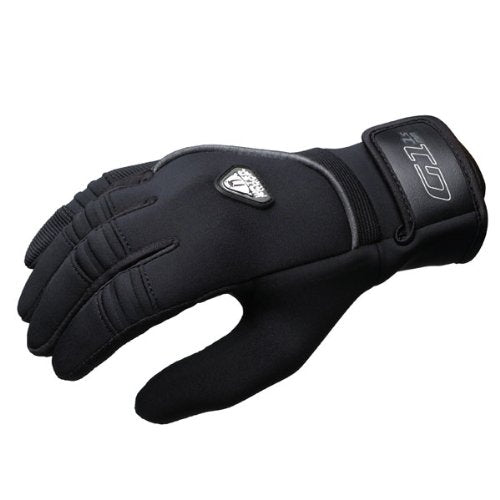 WATER PROOF FACING REALITY New Tusa Waterproof 1.5mm 5-Finger Stretch Neoprene Gloves with Amara Leather Palm (Large)