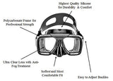 Innovative Scuba Concepts MSF4612 REEF, Adult Snorkel Set, Mask, Fins, Snorkel and Bag, Black, Large/Extra Large