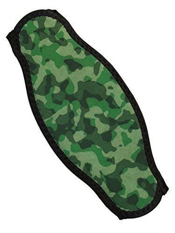 New Comfortable Neoprene Strap Wrapper for Your Scuba Diving & Snorkeling Mask - Green Camo