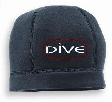 New Scuba Diver 2mm Neoprene Watch Cap Beanie with Dive Gear Design (Medium-Large) for Boatwear and WaterSports - Black