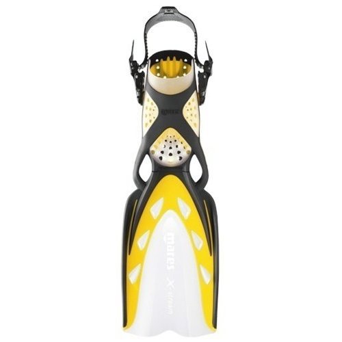 Mares New X-Stream Scuba Diving Fins - Yellow (Size Large/X-Large)
