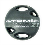 Atomic Aquatics Zirconium Z1 Second Stage Regulator Diaphragm Cover Kit (Grey) with Comfort Cushion Silicone Molded Tab Mouthpiece and Tie Wrap