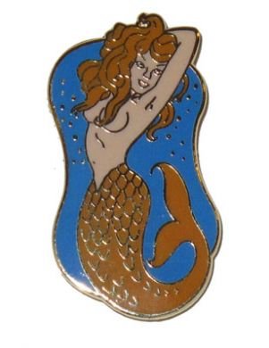 Trident New Collectable Mermaid Scuba Diving Hat & Lapel Pin