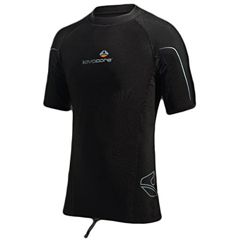 Lavacore New Men's Trilaminate Polytherm Short Sleeve Shirt for Extreme Watersports (Size 3X-Large) Black