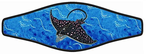New Comfortable Neoprene Strap Wrapper for Your Scuba Diving & Snorkeling Mask - Rogest Eagle Ray