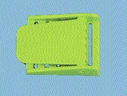 Trident New Lightweight Plastic Weight Belt Buckle - Nitrox Green