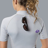 Lavacore New Women's Short Sleeve LavaSkin Shirt - Grey (X-Large)