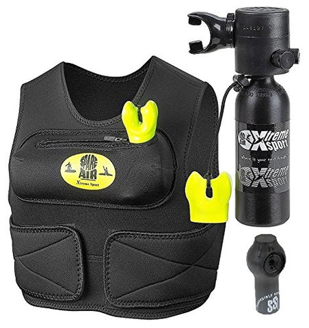 Spare Air New Xtreme Sport 1.7CF Package for Surfers & Kayakers with Fill Adapter That Allows The User to Fill Directly from a Standard Fill Whip at Their Local Dive Shop