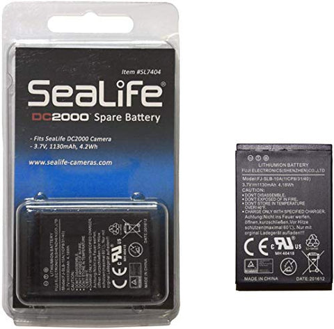 SeaLife DC2000 Li-Ion 3.7 Volt Battery (1130mAh)