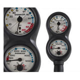 SHERWOOD SCUBA Analog 2 Gauge Console. Pressure (PSI) and Depth (Feet). Imperial Gauges.