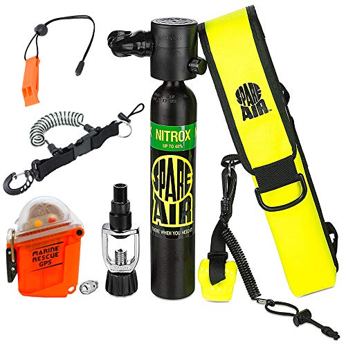 Spare Air 300PK-NDG & Nautilus Lifeline GPS Scuba Safety Package w/Accessories