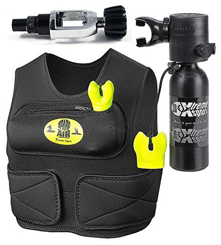 Spare Air New Xtreme Sport 1.7CF Package for Surfers & Kayakers with Fill Adapter That Allows User to Fill Directly from a Scuba Tank