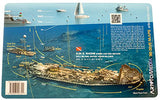 Art To Media Dive Map, RMS Rhone Stern, Salt Island, British Virgin Islands