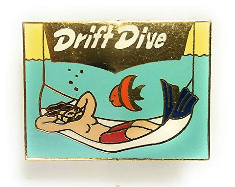 New Collectable Drift Diver Scuba Diving Hat & Lapel Pin