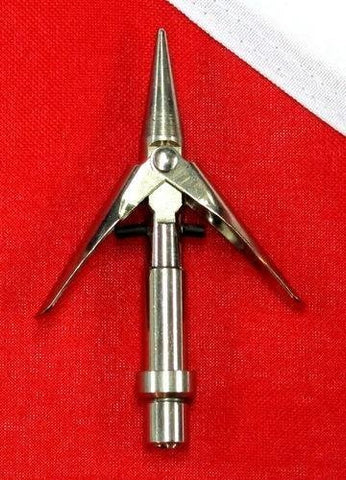 Trident New 6mm Double Wing Rockpoint Plated Speargun Tip