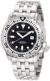 St. Moritz Momentum Storm II Men's Dive Watch with Black Dial, Stainless Steel Band & FREE Watch Protector