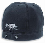 New Scuba Diver 2mm Neoprene Watch Cap Beanie with Hibiscus Design for Boatwear and Watersports - Black (Small/Medium)